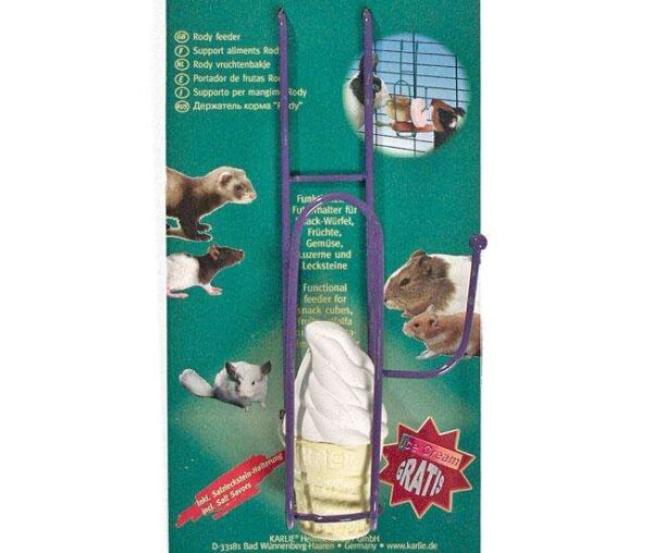 Dieser praktische Snackspender ist ideal für frisches Gemüse, saftige Früchte und andere gesunde Snacks für Ihre Nager. Er wird komplett mit einem GRATIS Icecream Nagerstein (32 g) geliefert, der für zusätzlichen Spielspaß sorgt. Der Snackspender lässt sich einfach in jedes Nagerheim oder Auslaufgehege einhängen und ist in verschiedenen Farben erhältlich, um sich harmonisch in die Umgebung einzufügen. Bitte beachten Sie, dass die Farbwahl je nach Lagerbestand erfolgt. Machen Sie das Füttern Ihrer kleinen Freunde zu einem aufregenden Erlebnis mit diesem hochwertigen und günstigen Snackspender!