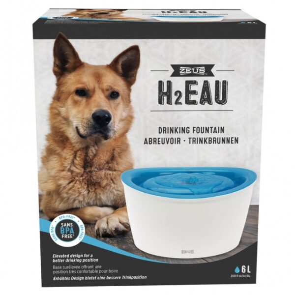 ZEUS Trinkbrunnen H2EAU 6L - Hellblau – Bild 3