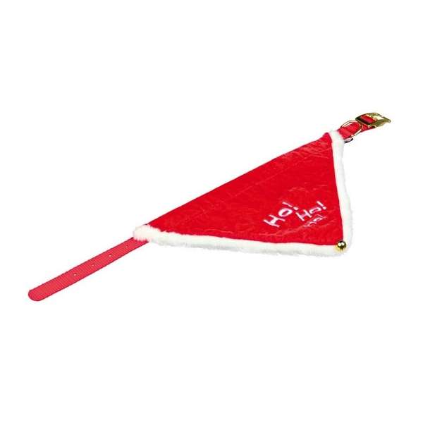 Verleihen Sie Ihrem Haustier die perfekte Weihnachtsstimmung mit diesem niedlichen Halsband, das ein festliches Halstuch beinhaltet. Dieses Halsband ist in vier verschiedenen Größen erhältlich und eignet sich sogar in Größe XS-S für Katzen! Hergestellt aus hochwertigem rotem Nylon, überzeugt es durch eine goldfarbene Schnalle und eine goldfarbene Schelle, die dem Design einen eleganten Touch verleihen. Das Halstuch ist aus weichem Samt gefertigt und mit einem weißen Plüschrand versehen, der für zusätzlichen Komfort sorgt. Ein kleines Glöckchen am Halstuch und der aufgestickte Schriftzug "Ho! Ho! Ho!" machen das weihnachtliche Erscheinungsbild perfekt. Mit einer verstellbaren Größe von ca. 21,5 bis 30 cm und einer Breite von 15 mm ist dieses Halsband ideal für stilbewusste Haustierbesitzer, die ihren Lieblingen eine festliche Note verleihen möchten. Holen Sie sich jetzt dieses hochwertige Weihnachtsaccessoire für Ihr Haustier!