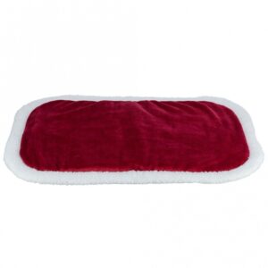 Dieser stilvolle Teppich in Plüsch/Lammfell-Optik ist der perfekte Akzent für Ihr Zuhause. Mit einem hochwertigen Polyester-Bezug und einer bequemen Polyestervlies-Füllung von 2 cm bietet er sowohl Komfort als auch eine ansprechende Ästhetik. Der rutschfeste Boden sorgt dafür, dass der Teppich an Ort und Stelle bleibt, was ihn ideal für jeden Raum macht. Zudem ist der Teppich pflegeleicht und kann einfach von Hand gewaschen werden. Mit den Maßen von ca. 98 × 58 cm passt er perfekt in jedes Zimmer und verleiht Ihrem Wohnbereich eine gemütliche Atmosphäre. Holen Sie sich jetzt diesen günstigen und qualitativ hochwertigen Teppich für Ihr Zuhause!