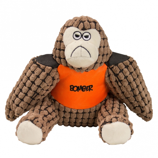 Dieser ultraweiche Plüsch-Gorilla Goliath ist das perfekte Spielzeug für Hunde, die stundenlangen Spaß und Unterhaltung suchen. Mit einem robusten, widerstandsfähigen Futter und doppelt vernähten Nähten hält er selbst den energischsten Spielen stand. Das integrierte Quietschgeräusch sorgt für zusätzliche Freude, während die Waschbarkeit des Spielzeugs eine einfache Reinigung ermöglicht. Zudem schwimmt der Gorilla Goliath auf Wasser, was ihn ideal für Abenteuer am Strand oder im Pool macht. Mit einer Größe von ca. 15 cm ist dieses hochwertige Hundespielzeug die beste Wahl für alle, die ihrem vierbeinigen Freund ein langlebiges und unterhaltsames Spielzeug bieten möchten. Holen Sie sich jetzt den Gorilla Goliath und bereiten Sie Ihrem Hund unvergessliche Spielstunden!