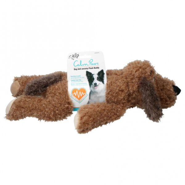 Dieser kuschelige Hund, perfekt für Hunde mit Trennungsangst, bietet eine einzigartige Lösung, um Ihrem Vierbeiner Sicherheit und Geborgenheit zu schenken. Im Inneren des weichen Kuschelhundes befindet sich ein Herzschlag-Mechanismus, der wie ein echter Herzschlag funktioniert. Dadurch wird Ihr Hund ruhiger und fühlt sich weniger einsam, was die Angst erheblich reduziert. Mit seiner kuscheligen Form ist dieser Hund nicht nur ein ideales Spielzeug, sondern auch ein beruhigender Begleiter für Ihren Liebling. Bitte beachten Sie, dass die Lieferung ohne Batterien erfolgt (benötigt: 2 x AAA Batterien). Die Größe beträgt ca. 48 cm, was ihn zum perfekten Kuschelfreund macht. Gönnen Sie Ihrem Hund dieses hochwertige Produkt, um ihm das Gefühl von Sicherheit und Komfort zu geben!