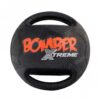 Der Bomber Xtreme ist das ideale Hundespielzeug für aktive Vierbeiner und ihre Besitzer. Optimal als Schleuder- oder Zieh- und Zerrspielzeug konzipiert, ermöglicht es größere Schleuder-Distanzen und sorgt für stundenlangen Spielspaß. Hergestellt aus widerstandsfähigem, 5 mm dickem Gummi und ausgestattet mit robusten Gummigriffen, ist dieses Spielzeug nicht nur langlebig, sondern auch stichfest. Bei der Entwicklung wurde besonders auf die Interaktion zwischen Mensch und Hund geachtet, denn die Zeus Hundespielzeuge sind keine Kauspielzeuge! Egal ob Werfen, Treten, Ziehen, Suchen oder Apportieren – der Bomber Xtreme bietet ungeahnte Möglichkeiten für abwechslungsreiche Spiele. Mit einem Durchmesser von ca. 11,5 cm ist es perfekt für alle Hunderassen und sorgt für viel Freude und Bewegung. Entdecken Sie die hohe Qualität und den Spaß, den dieses Spielzeug Ihrem Hund bieten kann!