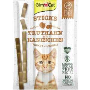 GimCat Sticks sind das perfekte Geschmackserlebnis für verwöhnte Katzen, die nur das Beste verdienen. Diese hochwertigen Snacks werden mit feinem Geflügel verfeinert und sind reich an wichtigen Vitaminen und Taurin, die zur Gesundheit Ihrer Katze beitragen. Die getreidefreie Formel und der Verzicht auf Farbstoffe machen sie zu einer idealen Wahl für ernährungsbewusste Katzenbesitzer. Die Zusammensetzung umfasst 95% Fleisch und tierische Nebenerzeugnisse, darunter 26% Truthahn und 14% Kaninchen, sowie wertvolle Mineralstoffe und Hefen. Mit einem hohen Proteinanteil von 39% und einem Fettgehalt von 18% sind diese Sticks nicht nur schmackhaft, sondern auch nahrhaft. Füttern Sie Ihrer erwachsenen Katze täglich 1 bis 2 Sticks und sorgen Sie stets für frisches Wasser. Verwöhnen Sie Ihre Katze mit GimCat Sticks – für gesunde und glückliche Momente!