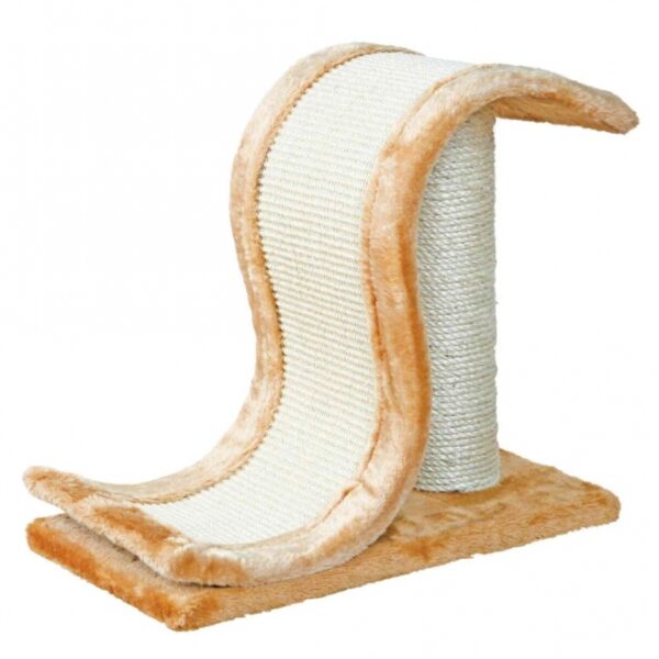 Diese hochwertige Kratzwelle bietet Ihrer Katze ein unvergleichliches Kratz- und Spielvergnügen. Das Wetzen der Krallen ist für Katzen unerlässlich, um ihre Krallen gesund zu halten. Mit robustem Sisal ausgestattet, schützt dieses Kratzmöbel Ihre Möbel und Tapeten vor Kratzern und Schäden. Sisal ist eine natürliche, langlebige Faser, die Ihrer Katze hilft, die schuppige Oberschicht der Krallen zu entfernen und das Einwachsen zu verhindern. Die Kratzwelle hat die ideale Größe von ca. 44 x 25 x 39 cm und ist in einem ansprechenden Braunton erhältlich. Investieren Sie in das Wohlbefinden Ihrer Katze mit diesem erstklassigen Kratzmöbel!