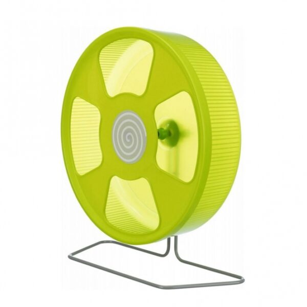 Diese innovativen Kunststoff-Laufräder sind die ideale Wahl für Zwerghamster, Mäuse und ähnliche kleine Nager. Mit einem Durchmesser von 20 cm bieten sie nicht nur eine besonders leichtgängige und leise Laufoberfläche, sondern schonen auch die Wirbelsäule Ihrer Tiere. Die geschlossene Lauffläche mit stabilen Querverstrebungen sorgt für optimalen Halt und Sicherheit beim Laufen, während der praktische Sicherheitsständer und die geschlossene Rückwand ein Einklemmen des Tieres verhindern. Dieses hochwertige Laufrad kann freistehend genutzt oder einfach ins Käfiggitter eingehängt werden. Zudem lässt sich die abnehmbare Kunststoffabdeckung mühelos reinigen, was die Pflege zum Kinderspiel macht. Bitte beachten Sie, dass die Farbwahl je nach Lagerbestand erfolgt. Wählen Sie ein Laufrad, das sowohl Funktionalität als auch Sicherheit für Ihre kleinen Haustiere bietet!