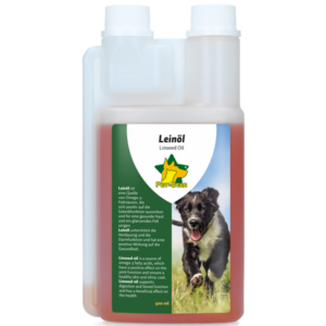 **Pet-Star Leinöl – Hochwertiges Leinöl für Hunde** Entdecken Sie das **Pet-Star Leinöl**, ein hochwertiges Einzelfuttermittel für Hunde, das aus kaltgepresstem Leinsamenöl gewonnen wird. Dieses **nährstoffreiche Leinöl** behält alle wichtigen Vitamine und Fettsäuren, die das Wohlbefinden Ihres Hundes fördern. Die Fütterungsempfehlung ist einfach: Für Hunde unter 10 kg empfehlen wir 5 ml pro Tag, für Hunde zwischen 10 und 25 kg 10 ml pro Tag und für Hunde über 25 kg 15 ml pro Tag. Mit einem hohen Rohfettgehalt von 99,0 % und minimalen Anteilen an Rohprotein, Rohfaser und Rohasche ist unser Leinöl die ideale Ergänzung für die tägliche Ernährung Ihres vierbeinigen Freundes. Lagern Sie das Leinöl kühl und trocken, und schützen Sie es vor direkter Sonneneinstrahlung, um die Frische und Qualität zu bewahren. Schließen Sie die Verpackung nach jedem Gebrauch, damit Ihr Hund immer die besten Nährstoffe erhält. Gönnen Sie Ihrem Hund die Vorteile von **Pet-Star Leinöl** – für ein gesundes und vitales Leben!