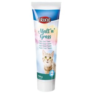 Dieses hochwertige Produkt mit Malz, Gras und Taurin ist speziell entwickelt, um die Verdauung zu fördern und die Bildung von Haarballen zu vermeiden. Taurin spielt eine wichtige Rolle für die Sehkraft und hilft, Mangelerscheinungen vorzubeugen, sodass Ihr Haustier gesund bleibt. Zudem ist es zuckerfrei, was es zu einer idealen Wahl für eine ausgewogene Ernährung macht. Mit einem Inhalt von 100 g bietet es eine praktische Lösung für die tägliche Fütterung. Setzen Sie auf hohe Qualität und schenken Sie Ihrem Tier das Beste!