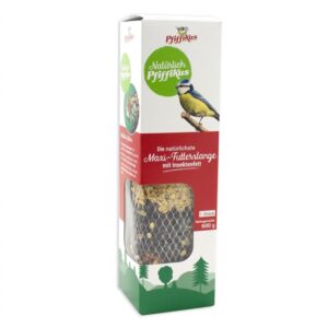 Entdecken Sie unser hochwertiges Futter für Wildvögel, das in Insektenfett getaucht ist – ganz ohne Rindertalg. Dieses Produkt enthält eine sorgfältige Mischung aus Erdnüssen, Sonnenblumenkernen und Getreideflocken, die eine nahrhafte und schmackhafte Option für Ihre gefiederten Freunde darstellt. Mit nur einem Stück, das einfach auszupacken und aufzuhängen ist, bieten Sie den Vögeln eine köstliche Futterquelle, die sie lieben werden. Ideal für Gartenliebhaber und Vogelbeobachter, die die Natur hautnah erleben möchten. Günstig und von hoher Qualität – ein Muss für jeden Garten!
