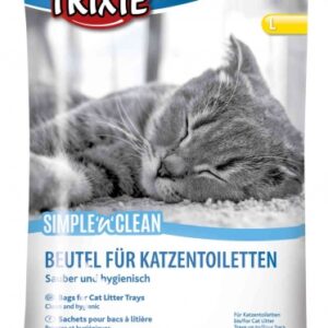 Sauber und hygienisch – die idealen Katzentoilettenbeutel für eine stressfreie Reinigung Ihrer Katzentoilette! Diese hochwertigen Beutel sorgen dafür, dass Urinablagerungen und unangenehme Gerüche der Vergangenheit angehören. Mit einem praktischen Inhalt von 10 Stück sind sie perfekt geeignet für Katzentoiletten bis zu einer Größe von ca. 59 x 46 cm. Dank ihrer robusten Qualität erhöhen sie die Lebensdauer Ihrer Katzentoilette erheblich und machen die tägliche Pflege zum Kinderspiel. Wählen Sie unsere Katzentoilettenbeutel für eine einfache, schnelle und hygienische Lösung, die Ihnen und Ihrer Katze zugutekommt!