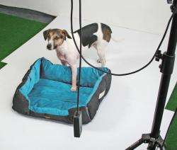 Entdecken Sie das perfekte Hundebett für Ihren vierbeinigen Freund! Dieses hochwertige und weiche Hundebett besticht durch seinen Innenstoff aus Samtvelour und einem robusten, schwarzen Jeansstoff außen, der für Langlebigkeit sorgt. Mit praktischen Griffen an beiden Seiten ist es einfach zu bewegen. Besonders praktisch: Durch das Öffnen der Reißverschlüsse an den Ecken verwandelt sich das Bett im Handumdrehen in eine bequeme Liegedecke – ideal für unterwegs oder für gemütliche Stunden zu Hause. Im Lieferumfang enthalten ist ein farblich passender Stoffknochen, der als Kuschel- oder Spielkissen dient. Die Außenmaße betragen ca. 72 x 60 x 18 cm, während die Maße als Liegedecke etwa 93 x 70 cm sind. Pflegeleicht und hygienisch: Das Hundebett kann bei 30° C von Hand gewaschen werden. Gönnen Sie Ihrem Hund den Komfort, den er verdient!
