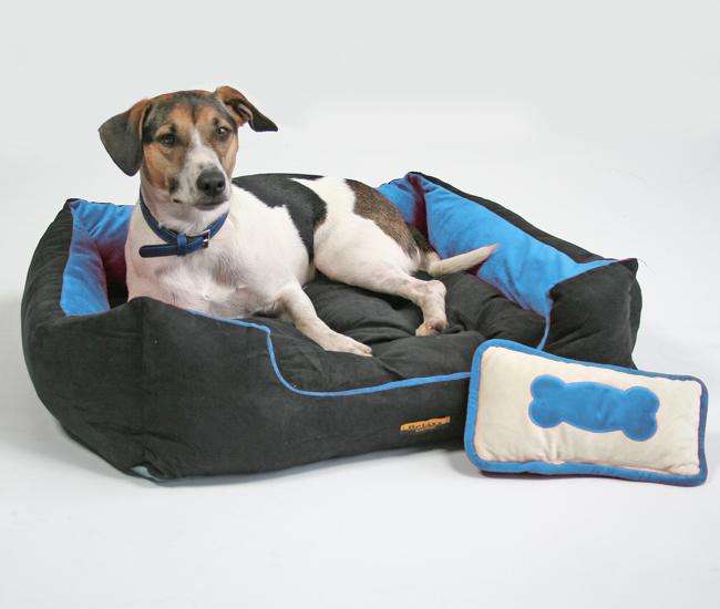 Entdecken Sie unser kuscheliges Hundebett, das nicht nur durch seine traumhafte Optik besticht, sondern auch höchsten Komfort für Ihren Vierbeiner bietet. Der Außenrand und das Kissen sind aus hochwertigem schwarzem Velourstoff gefertigt, während der Innenrand aus edlem Samtvelour in einer angesagten Trendfarbe besteht. Der praktische Kunststoffboden schützt vor Nässe und sorgt für eine lange Lebensdauer. Das herausnehmbare Kissen ist ideal zum Kuscheln und Spielen und wird durch ein passendes Kissen ergänzt. Mit den Außenmaßen von ca. 72 x 60 x 18 cm ist dieses Hundebett perfekt für kleine bis mittelgroße Hunde. Pflegeleicht und waschbar bei 30° C, ist es die ideale Wahl für alle, die ein stilvolles und funktionales Hundebett suchen." **Keywords:** Hundebett, kuschelig, hochwertig, Velourstoff, Samtvelour, Näseschutz, herausnehmbar, pflegeleicht, stilvoll.