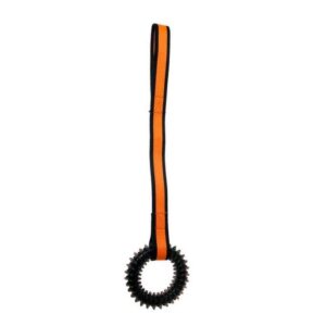 Die **good4fun Spielzeuge** aus hochwertigem **Thermo Plastic Rubber** sind die perfekte Wahl für alle Hunde, vom Welpen bis zum Senior. Dieses **witterungsbeständige** und extrem langlebige Material ist nicht nur **zahnfreundlich**, sondern auch **ungiftig**, sodass Ihr Hund sicher spielen kann. Die Spielzeuge sind ideal für aufregende Spiele im und am Wasser, da sie **schwimmfähig** sind und stundenlangen Spaß garantieren. Der schwarze Zackenring hat einen Durchmesser von ca. 13 cm und die praktische, lange Handschlaufe aus robustem Nylonmaterial macht ihn perfekt zum **Schleudern** oder **Ziehen**. Investieren Sie in die besten Spielzeuge für Ihren Hund und erleben Sie unvergessliche Spielmomente!