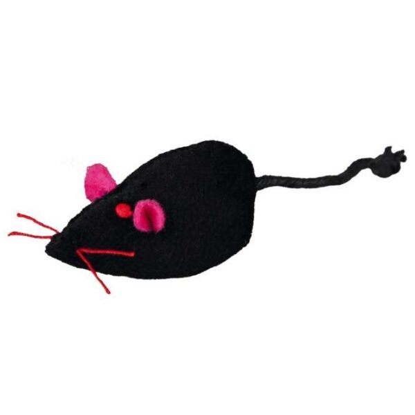 Diese hochwertige Spielmaus ist das perfekte Spielzeug für jede Katze, egal ob groß oder klein. Ihre lebhaften Farben und das integrierte Glöckchen sorgen für stundenlanges Spielvergnügen und fördern die natürliche Neugier Ihrer Katze. Mit einer Größe von ca. 5 cm (ohne Schwanz) ist die Spielmaus ideal für das Spielen und Jagen. Jede Katze wird von diesem beliebten Spielzeug begeistert sein! Bitte beachten Sie, dass die Farbwahl aufgrund des Lagerbestands nicht möglich ist. Gönnen Sie Ihrer Katze dieses unterhaltsame Spielzeug und sorgen Sie für eine glückliche und aktive Katze!