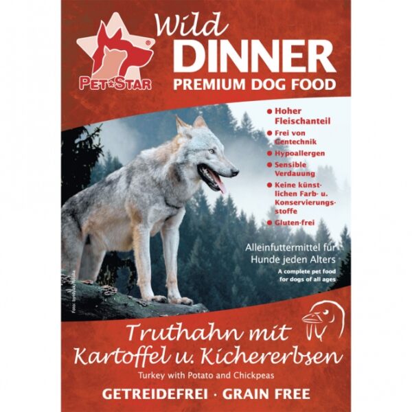 Wild Dinner Truthahn - Getreidefrei - 500 g – Bild 2
