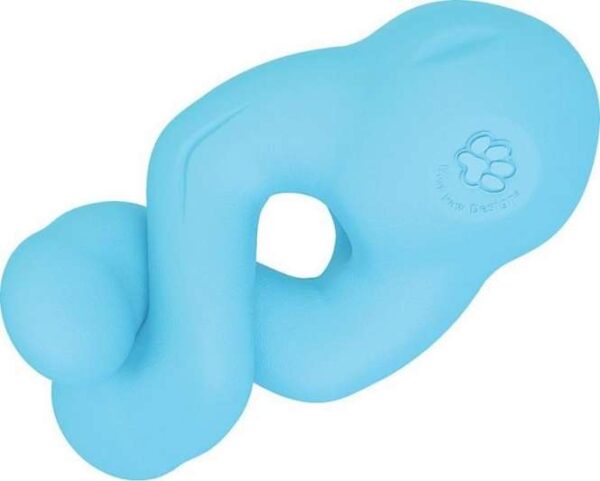Entdecken Sie das innovative Hunde-Spielzeug Tizzi von Zogoflex – das perfekte, recyclebare Spielzeug für Ihren vierbeinigen Freund! Tizzi ist nicht nur äußerst flexibel und langlebig, sondern auch geruchsneutral und schwimmfähig. Hunde lieben dieses spannende und anregende Spielzeug, das hilft, angestaute Energie spielerisch abzubauen. Die einzigartige Spiralen-Form sorgt für zusätzlichen kalorienverbrennenden Spaß. Ein praktischer Tipp: Öffnen Sie die Griffe und verstecken Sie die Lieblingssnacks Ihres Hundes im Hohlraum des Tizzi, um ihm eine köstliche Snackpause zu gönnen. Bitte beachten Sie, dass wir für Hunde, die dazu neigen, ihr Spielzeug zu zerstören, empfehlen, den Hund nicht unbeaufsichtigt mit Tizzi zu lassen. Hergestellt aus hochwertigem, nicht-giftigem und recyclebarem Plastik, ist Tizzi die ideale Wahl für umweltbewusste Hundebesitzer. Sorgen Sie für unvergessliche Spielmomente und fördern Sie die Gesundheit Ihres Hundes mit diesem fantastischen Spielzeug!