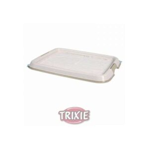 Die Welpentoilette Puppy Loo ist die perfekte Lösung für eine schnelle und effektive Erziehung Ihres Welpen. Mit ihrem praktischen Klapprahmen eignet sie sich ideal für die Verwendung mit Trixie Welpen-Unterlagen, wie der Nappy-Stubenrein (23411-TRXI). Diese hochwertige Welpentoilette gewährleistet durch den sicheren Halt der Unterlage eine optimale Hygiene, selbst bei starker Durchnässung. Zudem sorgt die rutschfeste Gummifüße für einen stabilen Stand, sodass Sie sich keine Sorgen über ein Verrutschen machen müssen. In einem eleganten Beige/Creme-Design und mit Gesamtmaßen von ca. 48,5 x 40,5 cm ist die Puppy Loo nicht nur funktional, sondern auch stilvoll. Machen Sie die Stubenreinheit Ihres Welpen einfach und effektiv mit dieser praktischen Welpentoilette!