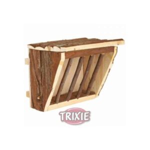 Diese hochwertige Heuraufe aus natürlichem Holz ist die perfekte Lösung für Ihre Kleintiere. Sie lässt sich einfach mit Haken im Gitter von Käfigen oder Freigehegen einhängen und bietet so eine sichere Futterstelle. Der praktische, aufklappbare Deckel dient nicht nur als Sitzfläche, sondern schützt das eingefüllte Heu vor Verunreinigungen durch Kot und Harn. Mit den kompakten Maßen von ca. 20 x 17 x 15 cm (BxHxT) ist diese Heuraufe ideal für kleine Tiere und gewährleistet eine verletzungsfreie Nutzung. Investieren Sie in die Gesundheit und das Wohlbefinden Ihrer Tiere mit dieser funktionalen und stilvollen Heuraufe aus Naturholz!