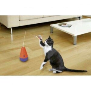 Das ferngesteuerte Katzenspielzeug Kitty Snippy ist der perfekte Zeitvertreib für Katzenliebhaber und ihre Samtpfoten. Mit einem hohen Spaßfaktor sorgt dieses innovative Spielzeug für stundenlange Unterhaltung. Die Spielangel bewegt sich schnell und wendig auf Knopfdruck, was Ihre Katze sofort in ihren Bann zieht. Dank der auffälligen Farben Orange und Blau ist es nicht nur ein Spielzeug, sondern auch ein echter Blickfang. Mit einer Höhe von ca. 17 cm und einem Durchmesser von ca. 8 cm ist das Kitty Snippy ideal für Katzen aller Größen. Investieren Sie in dieses hochwertige Katzenspielzeug und erleben Sie gemeinsam mit Ihrem Tier unvergessliche Spielmomente!