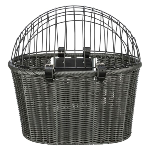 Trixie Front-Fahrradkorb aus Polyrattan