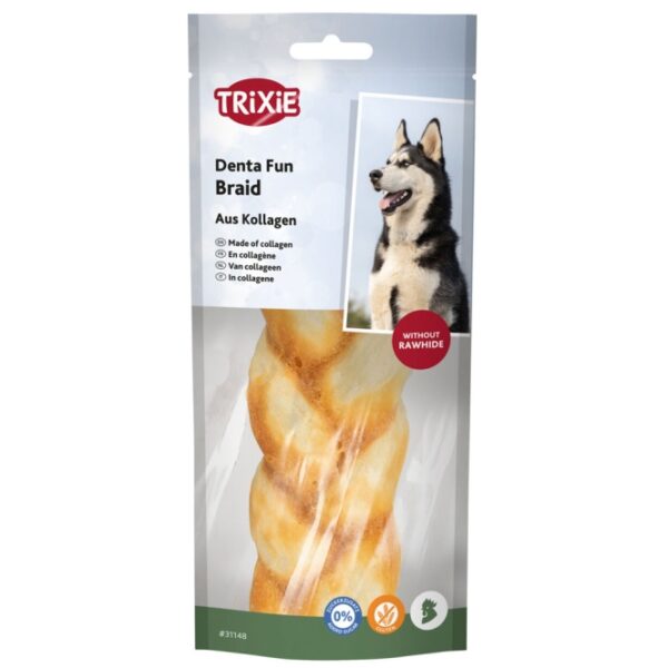 Trixie Denta Fun Braid aus Kollagen - 65 g