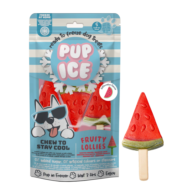 Pup Ice Fruity Lollies Watermelon S - 3 Stück
