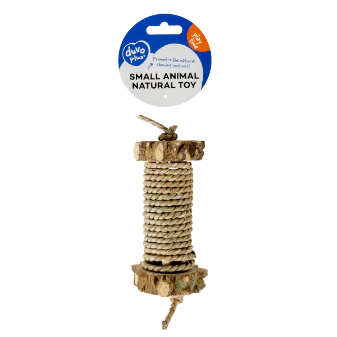 Duvoplus Nagerolle aus Holz & Wasserhyazinthe