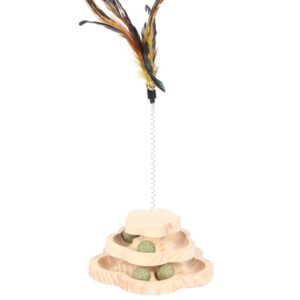 Duvoplus Cat Toy Spin & Play Flower