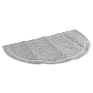 Duvoplus Toiletten-Vorleger halbrund - grau