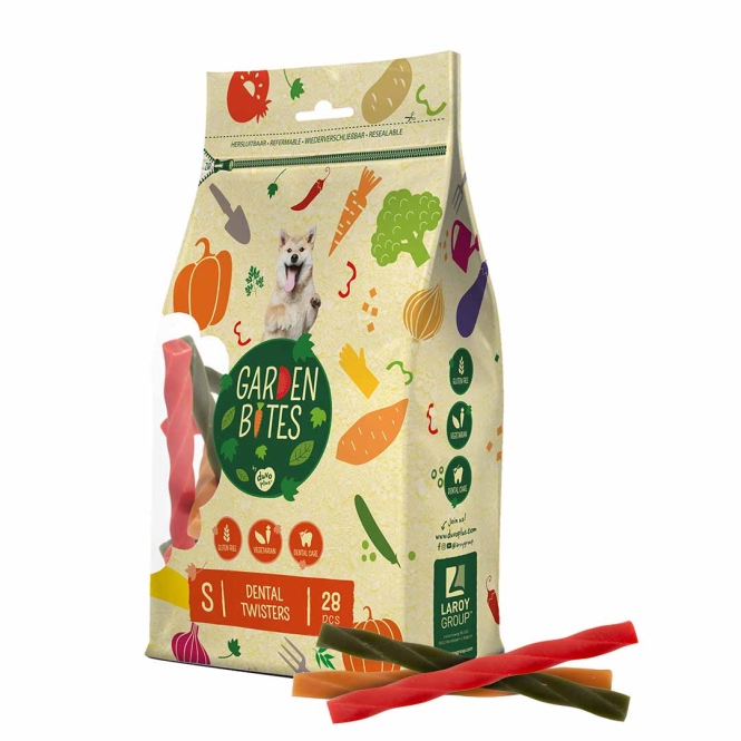 Garden Bites Dental Twisters - S - 13cm / 28 Stück