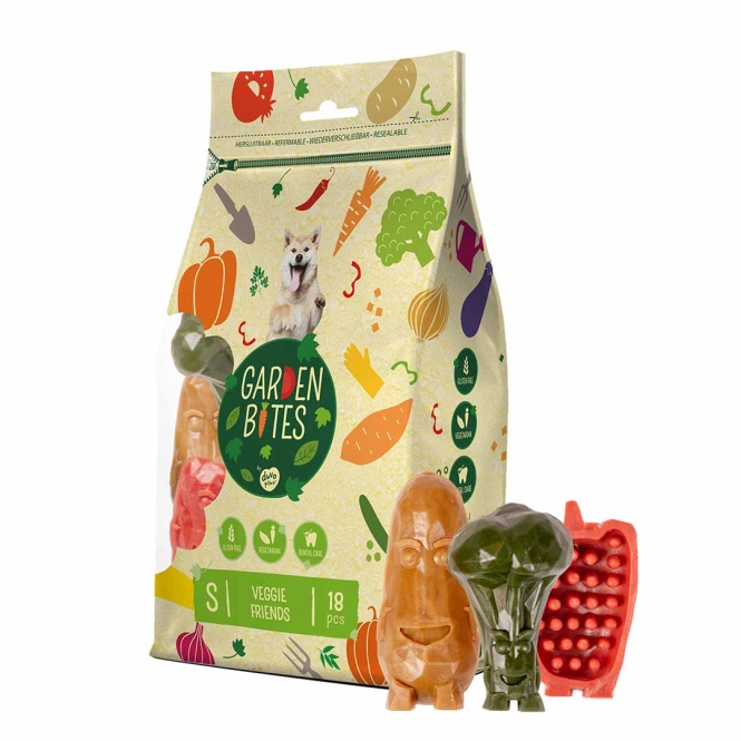 Garden Bites Veggie Friends - S - 6cm / 18 Stück