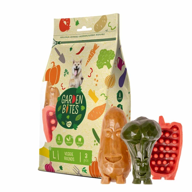 Garden Bites Veggie Friends - L - 11cm / 3 Stück