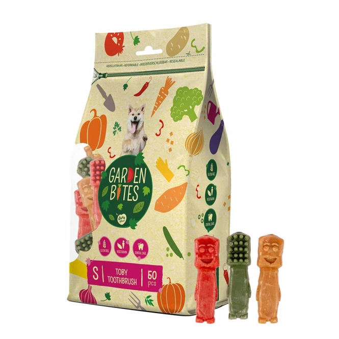 Garden Bites Toby Toothbrush - S - 5cm / 50 Stück