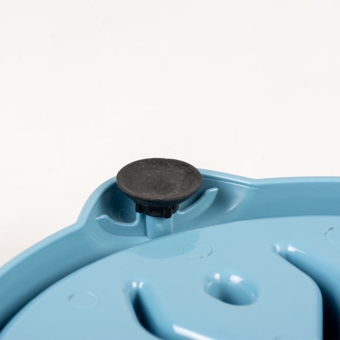 Duvoplus Anti-Schlingnapf - petrolblau - 300ml / 19x19x4cm
