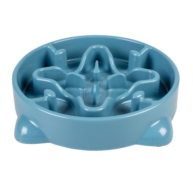 Duvoplus Anti-Schlingnapf - petrolblau - 300ml / 19x19x4cm