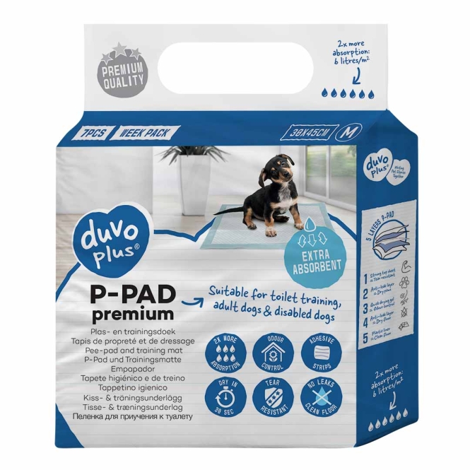 Duvoplus Welpenunterlagen Premium - 7st - 30x45cm