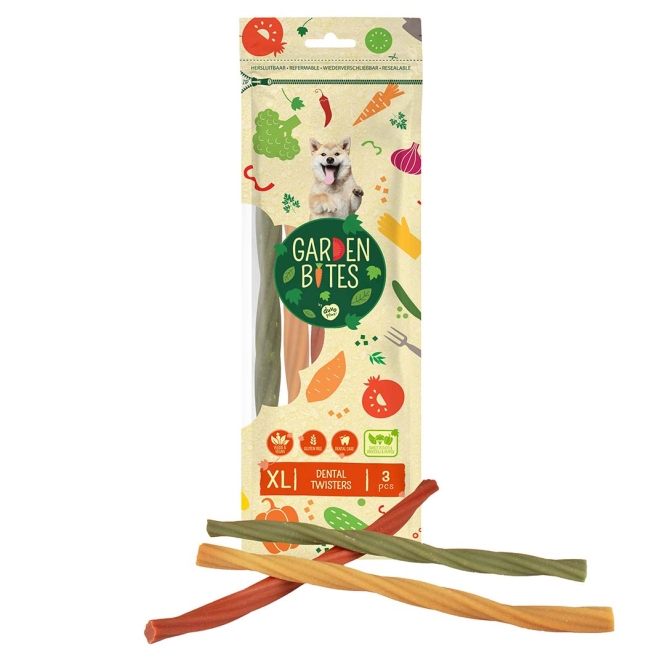 Garden Bites Dental Twisters - XL - 25cm / 3 Stück