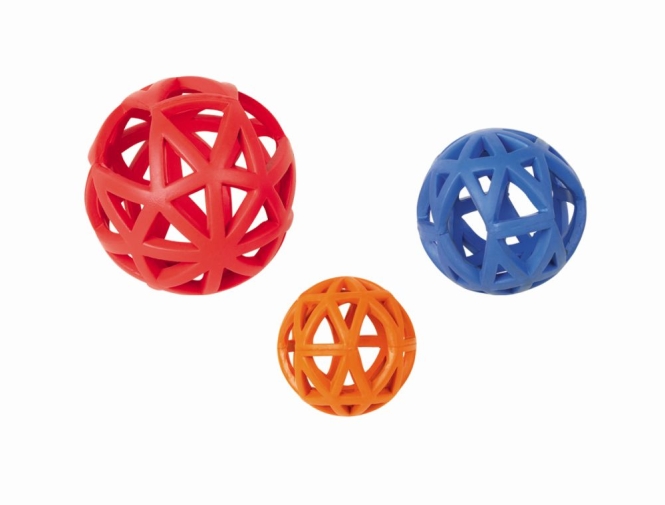 Nobby Vollgummi Gitterball - 7cm