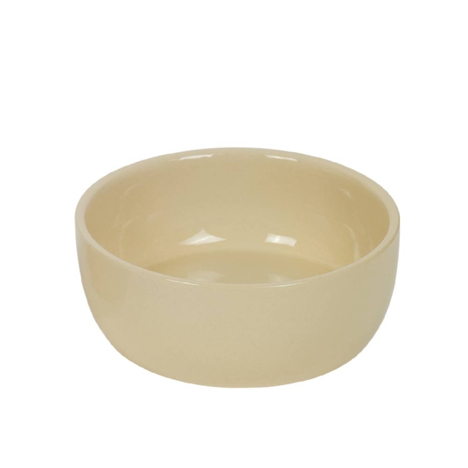 Nobby Keramiknapf Kaunis - creme - 1000 ml / Ø 18,5 x 7,0 cm