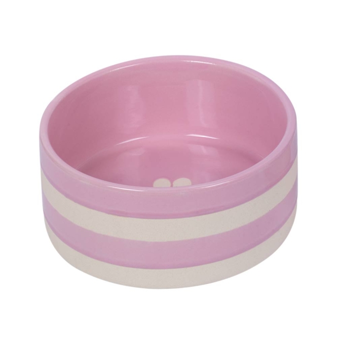 Nobby Keramiknapf Strio - rosa - 1250 ml / Ø 18,0 x 7,0 cm