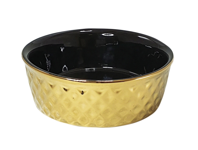Nobby Keramiknapf Gold - 500 ml / Ø 15 x 6 cm