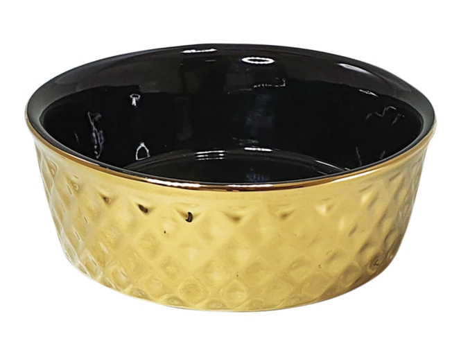 Nobby Keramiknapf Gold - 1000 ml / Ø 20 x 7 cm