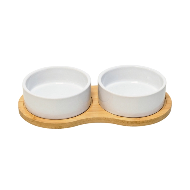 Nobby Napfset Bambasso - 2x 250ml / 28,5 x 15 x 5,5 cm