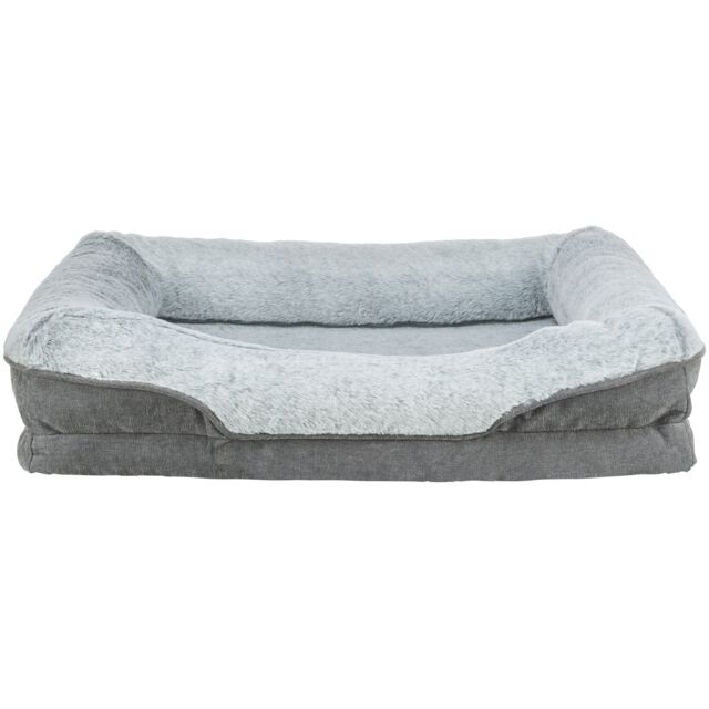Trixie Vital Bett Lino Soft - grau/hellgrau - 70 × 55 cm