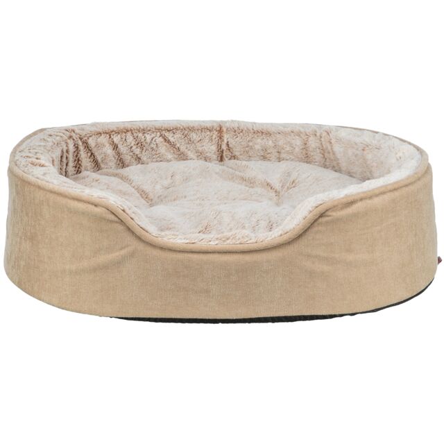 Trixie Vital Bett Lino Soft, oval - beige/creme - 60 × 45 cm