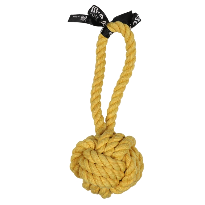 EBI Ball mit Schlaufe gelb - 25x9x9cm