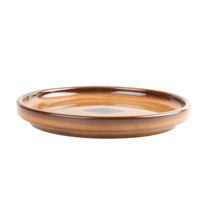 D&D flacher Katzennapf Jasper - terracotta