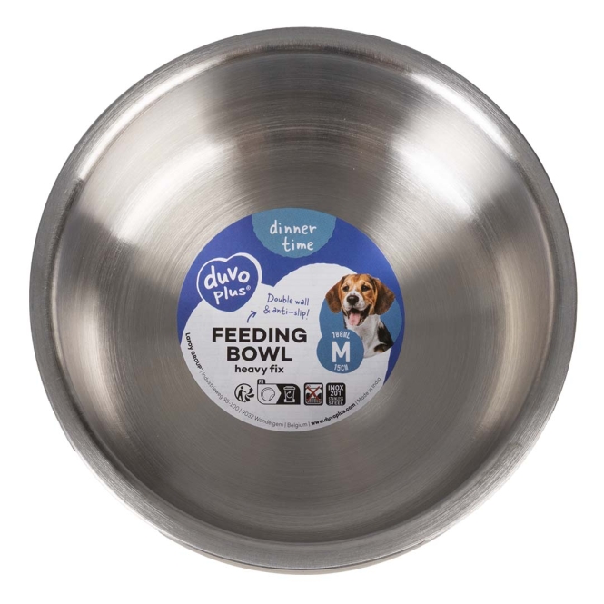 Duvoplus Futternapf Heavy Fix - braun - 700 ml / 15cm